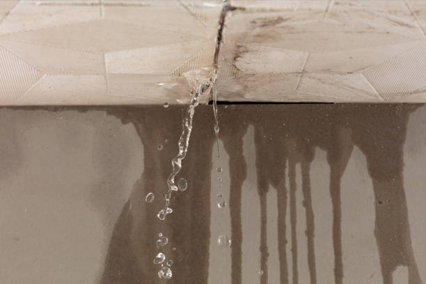 Professional Burst Pipe Cleanup technician working in Kannapolis, NC